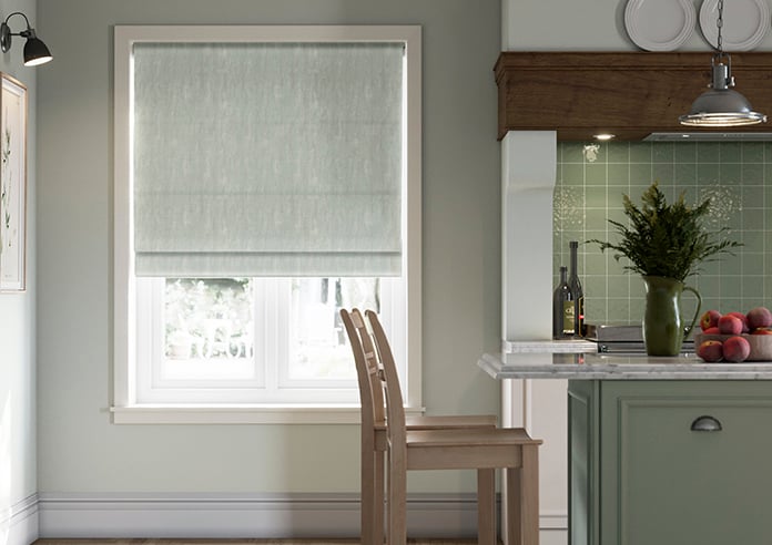 Laura Ashley Whinfell, Duck Egg - Twist&Fit Roman Blind - Image 3